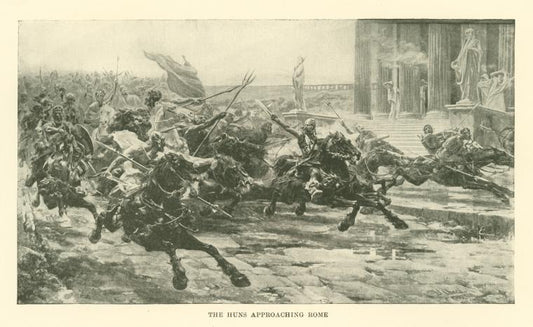 The Huns approaching Rome
