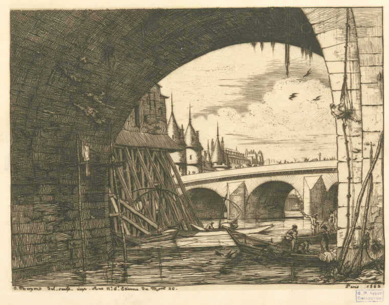 L'arche du Pont Notre-Dame.