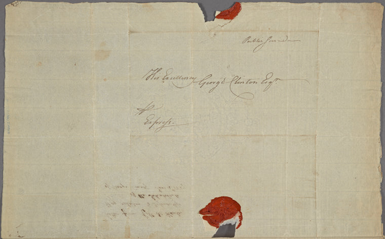 Letter to Gov. George Clinton