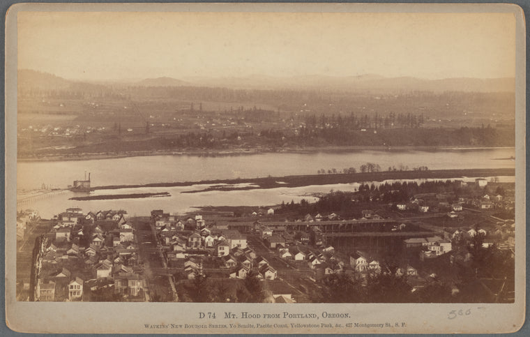 D 74, Mt. Hood from Portland, Oregon