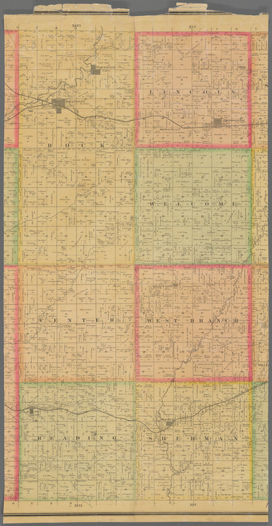 Map of Sioux County, Iowa : drawn from actual surveys and the county records
