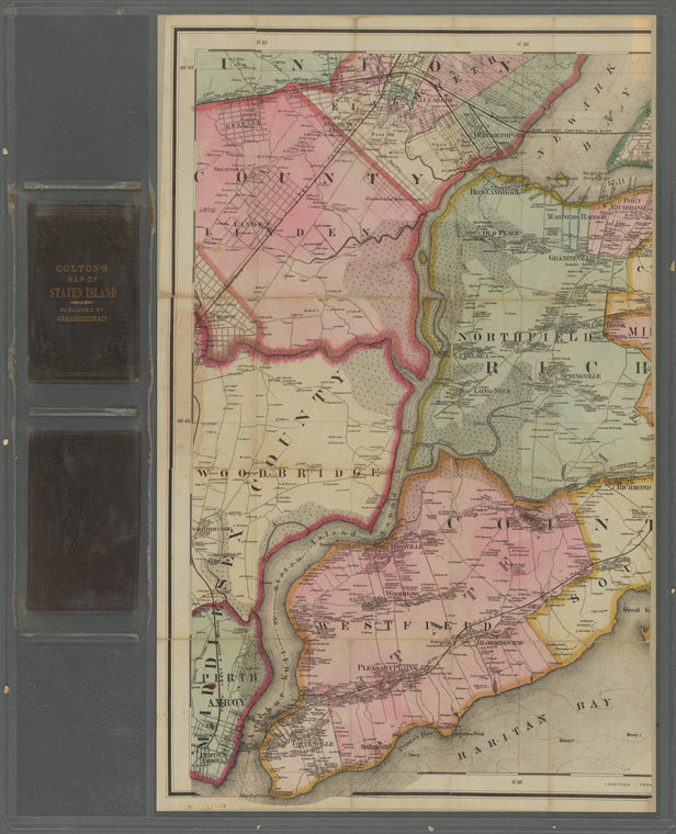 Map of Staten Island, Richmond County, State of New York