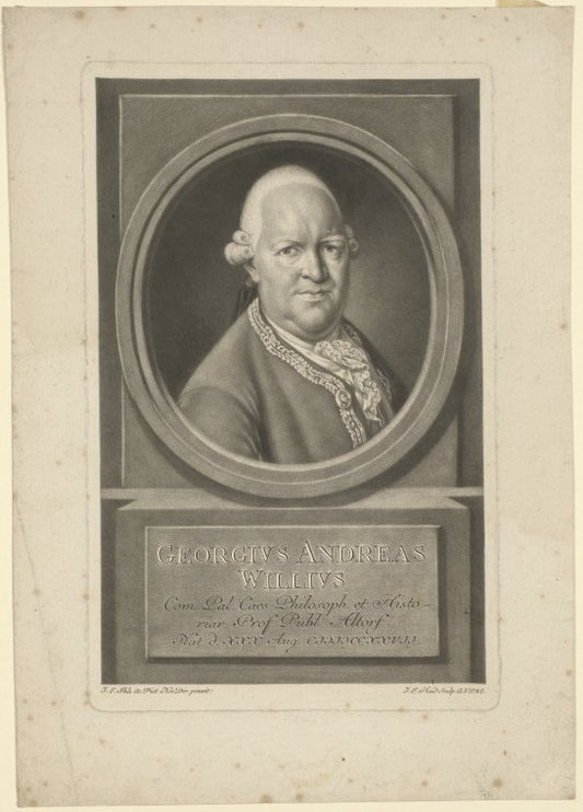 Georgivs Andreas Willivs, com. pal. caes. philosoph. et historiar, prof. publ. Altorf