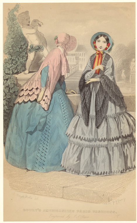 Godey's Americanized Paris fashions