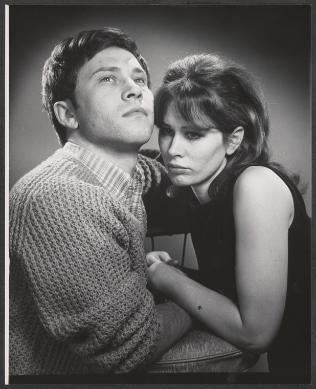 Peter Kastner and Karen Black in publicity photo for the stage production The Playroom