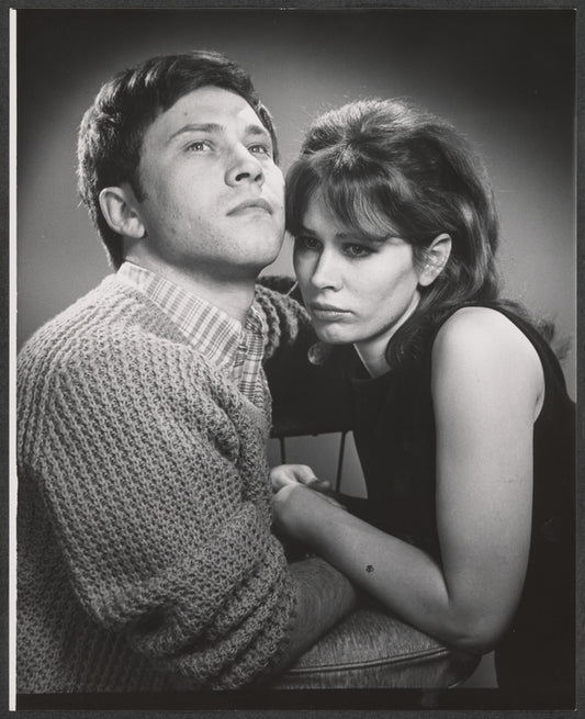 Peter Kastner and Karen Black in publicity photo for the stage production The Playroom