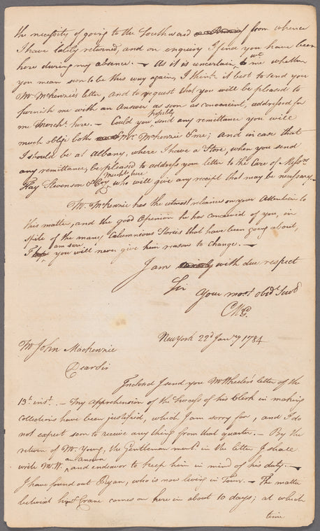 1784 January 20-June 30