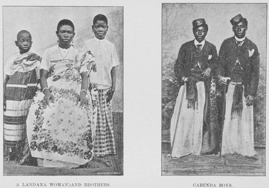 A Landana Woman and Brothers.  Cabenda Boys