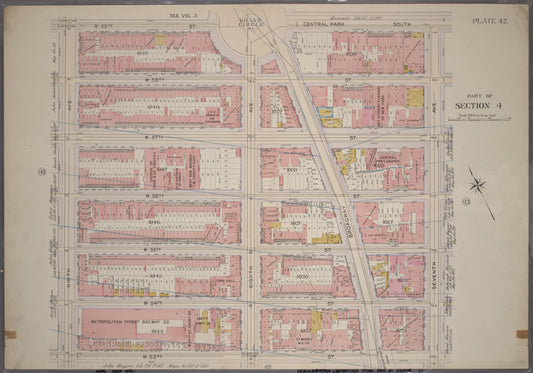 Bounded by W. 59th Street, Central Park South, Seventh Avenue, W. 53rd Street and Ninth Avenue