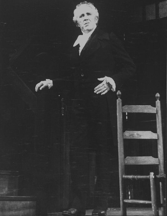 Jason Robards in a scene from the Broadway revival of the play "A Touch Of The Poet"