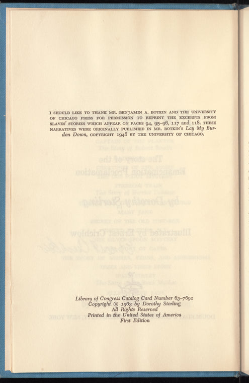 Forever Free: the story of the Emancipation Proclamation