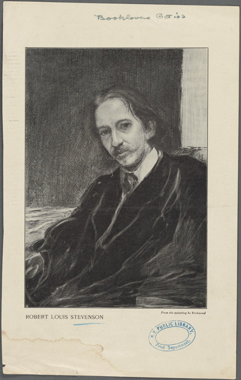 Robert Louis Stevenson. From the painting by Richmond.