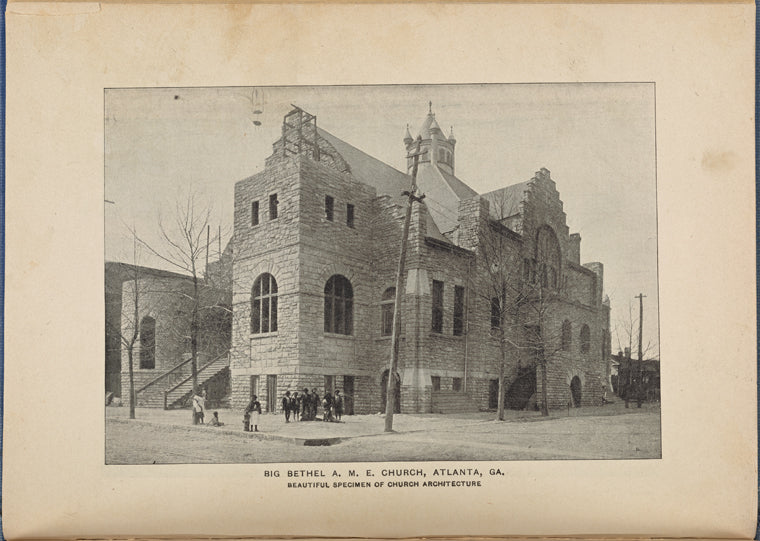 Big Bethel A.M.E. church, Atlanta, Ga. : Beautiful specimen of church architecture.