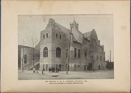 Big Bethel A.M.E. church, Atlanta, Ga. : Beautiful specimen of church architecture.