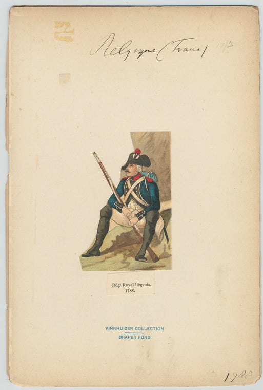 Régiment royal liégeois. 1788