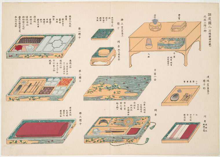 An illustration of a scribe's tools 2
