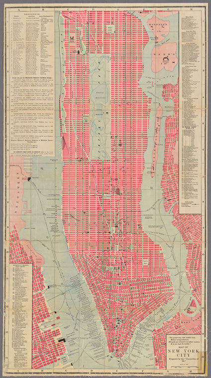 Map of New York City: prepared by the "Committee of '92"