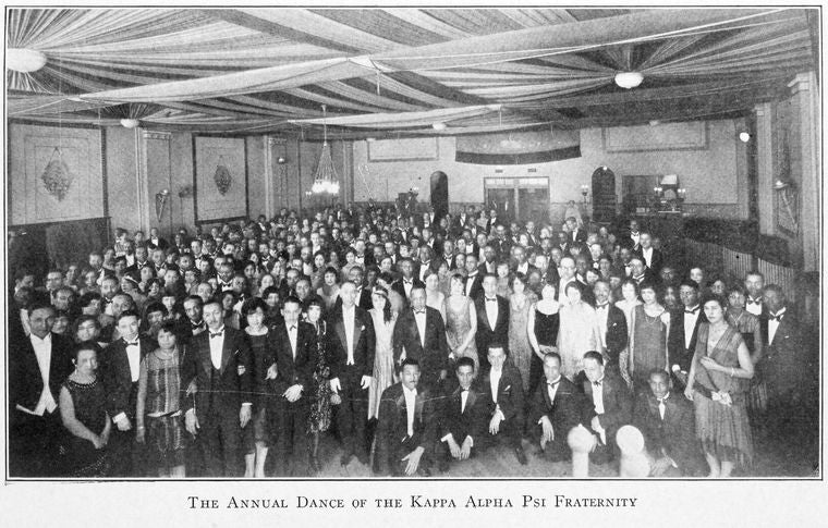 The Annual Dance of the Kappa Alpha Psi Fraternity.