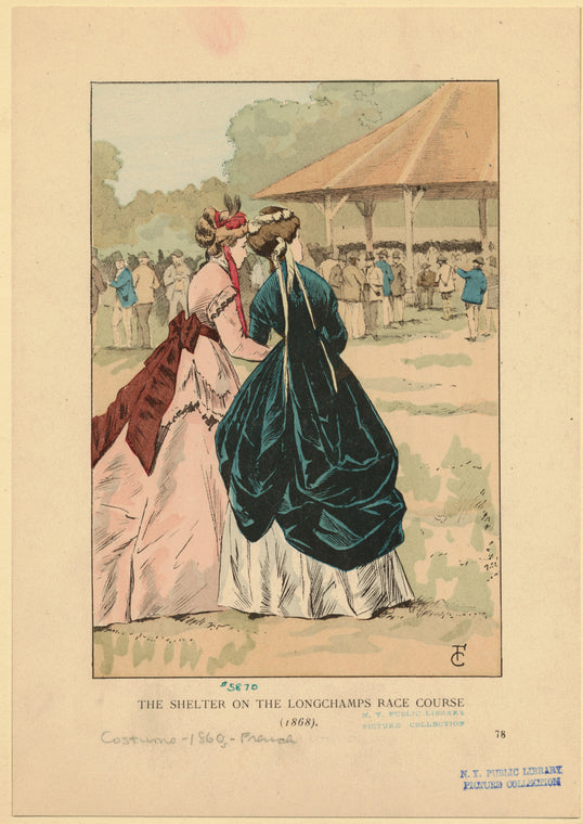 The shelter on the Longchamps race course