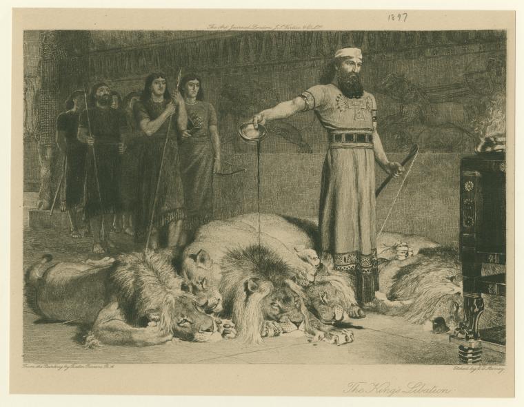 The King's libation