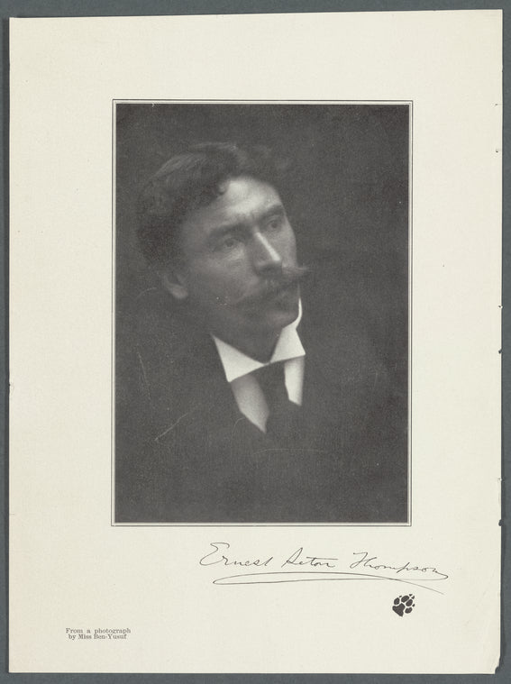 Ernest Seton Thompson [signature]