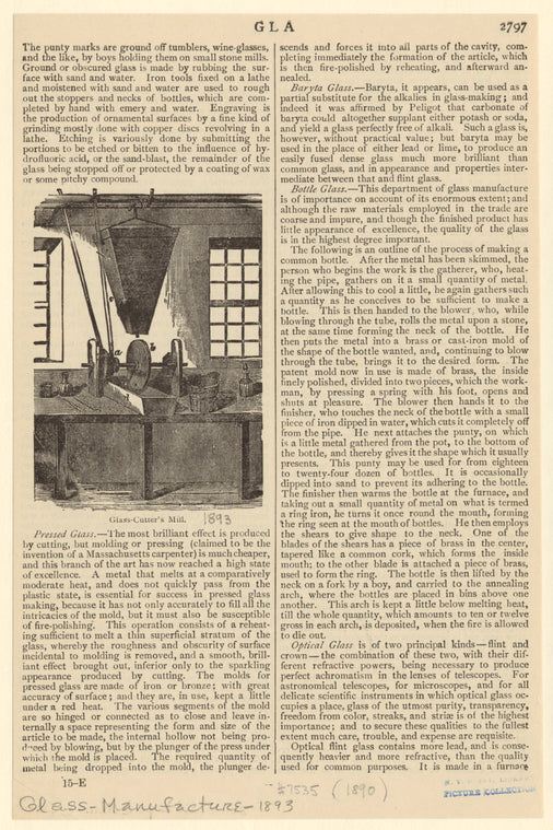 Glass-cutter's mill