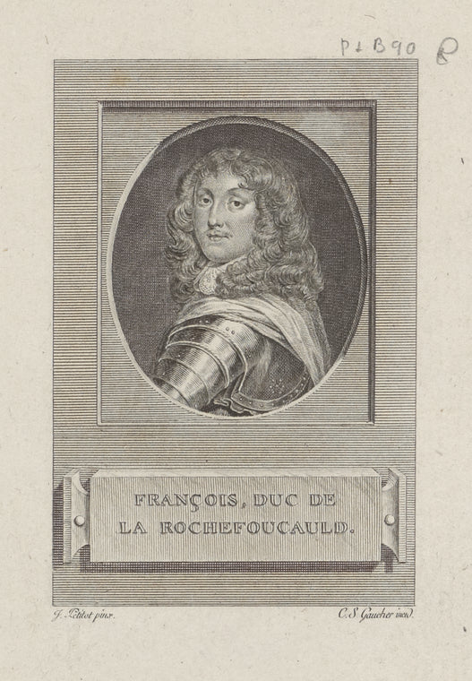 François, duc de La Rochefoucauld.