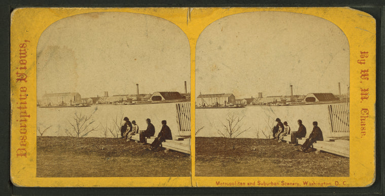 Metropolitan and Suburban Scenery, Washington, D.C.. Navy Yard, looking N.W.