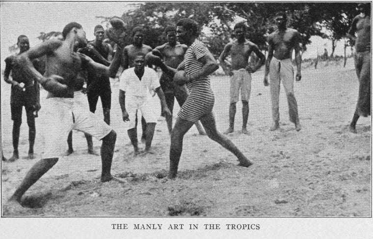 The manly art in the tropics.