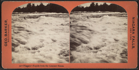 Niagara, the rapids from the Cataract House.