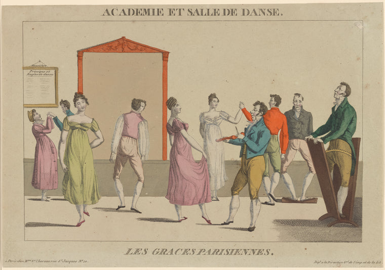 Académie et salle de danse: les grâces parisiennes