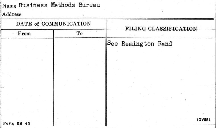 Business Methods Bureau