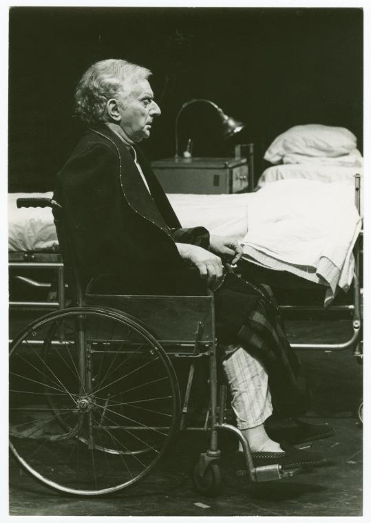 Emery Battis in the stage production The National Health