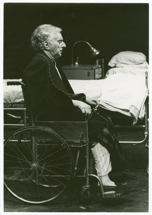 Emery Battis in the stage production The National Health