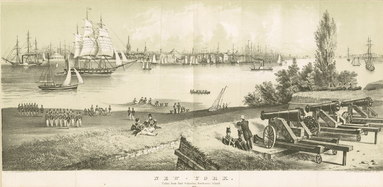 New YOrk taken from Fort Columbus, Governor's Island
