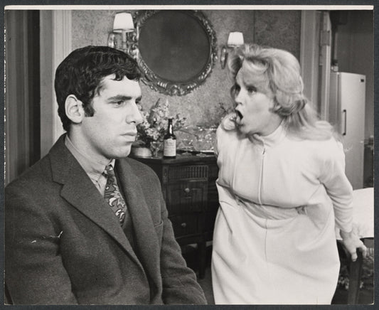 Elliott Gould and Barbara Cook in the 1967 Broadway production of Little Murders