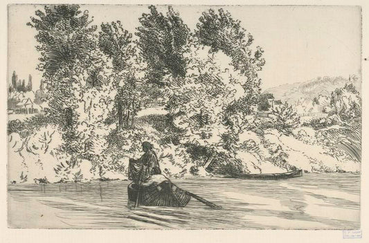 [Le pêcheur à l'épervier.]