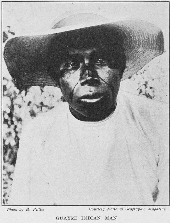 Guaymi Indian man.