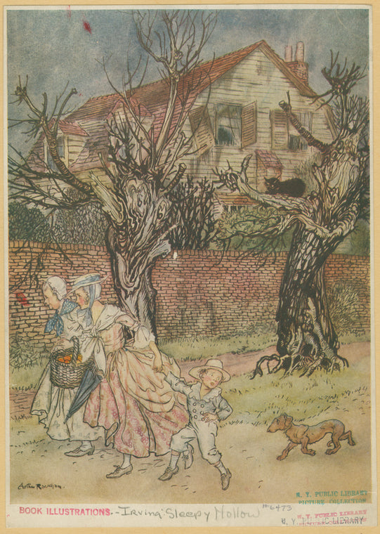 Marvellous tales of haunted fields,  and haunted brooks, and haunted  houses
