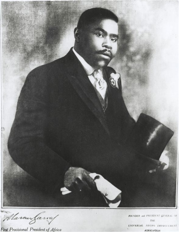 Marcus Garvey's wedding photograph : Founder and President General of the Universal Negro Improvement Association; First Provisional President of Africa