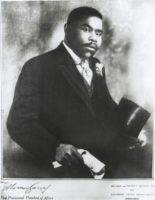Marcus Garvey's wedding photograph : Founder and President General of the Universal Negro Improvement Association; First Provisional President of Africa
