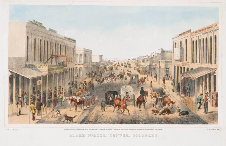 Blake Street, Denver, Colorado.