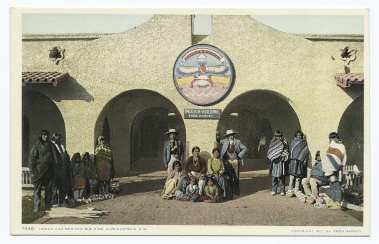 Indian and Mexican Building, Albuquerque, N. M.
