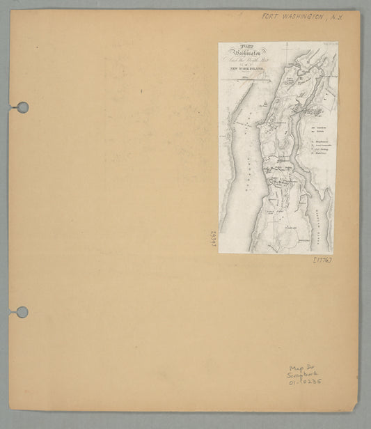 Fort Washington and the north part of New York Island.