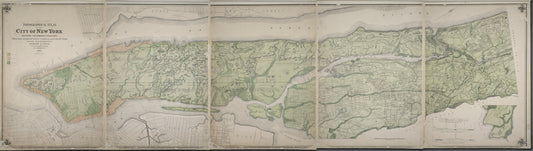 Topographical atlas of the city of New York, including the annexed territory showing original water courses and made land
