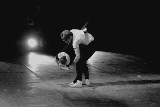 New York City Ballet production of "Violin Concerto" with Karin von Aroldingen and Jean-Pierre Bonnefous, choreography by George Balanchine (New York)
