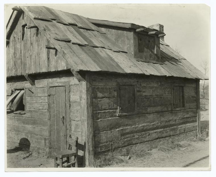 A Pioneer  Home, Jamestown. Virginia.