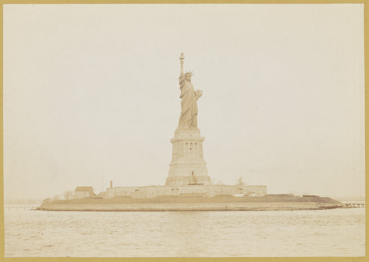 Statue of Liberty from the harbor
