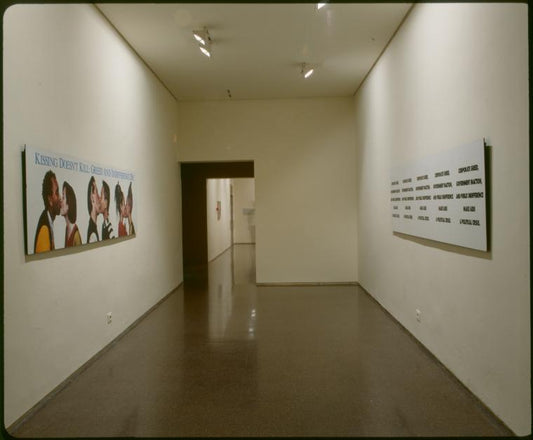 Domini Public exhibition (Kissing Doesn't Kill)