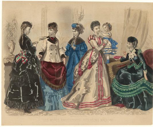 Les modes parisiennes : Peterson's magazine, March 1870